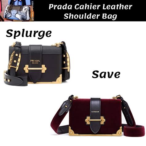 cahier prada dupe|prada triangle bag dupes.